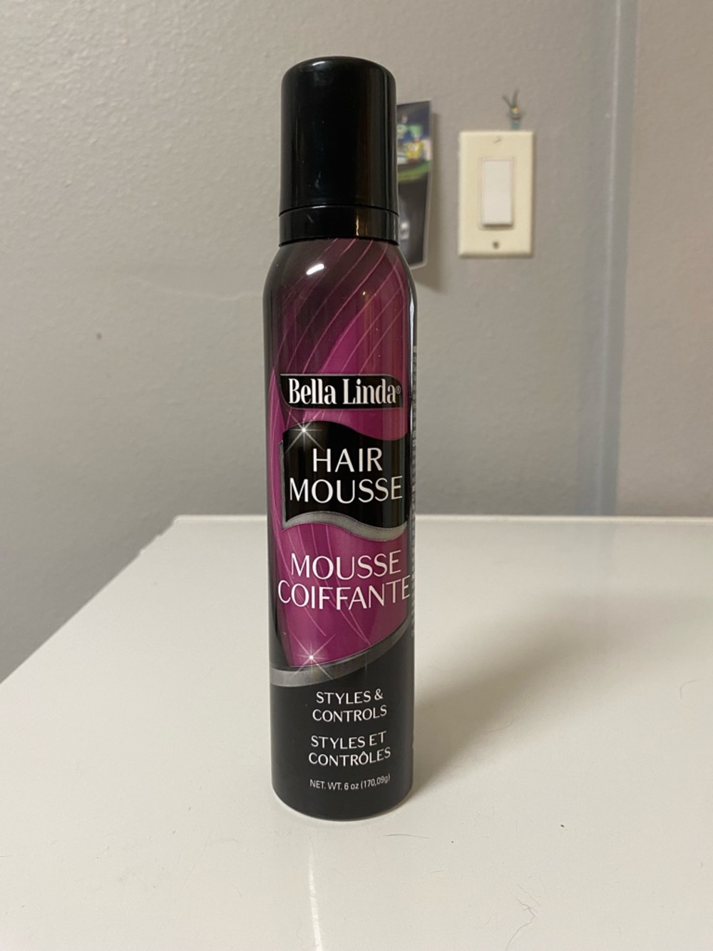 Vintage Bella Linda Hair Mousse - Styles & Controls 6oz